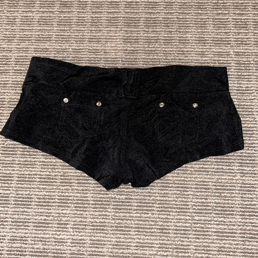 Low rise rave booty shorts